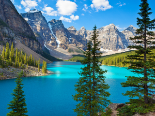 lac moraine banff canada paysages amerique nord | Canada ...